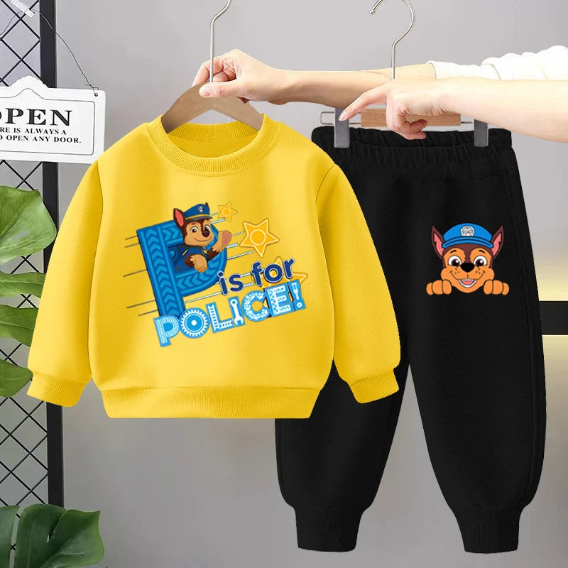 Chase's On The Case Sweatshirt & Pants Set - 100% Cotton