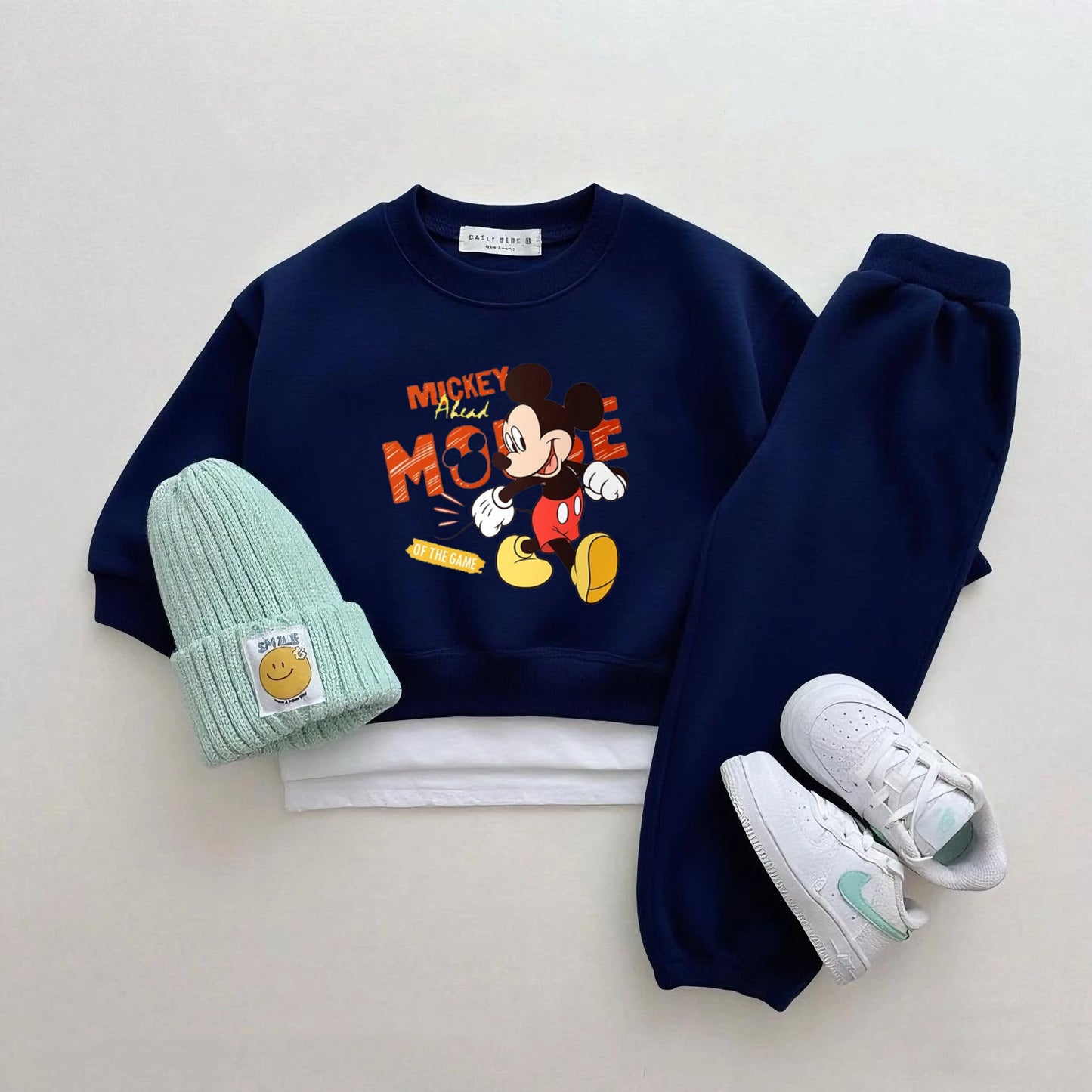 Disney Sweatshirt & Pants Set - 100% Cotton