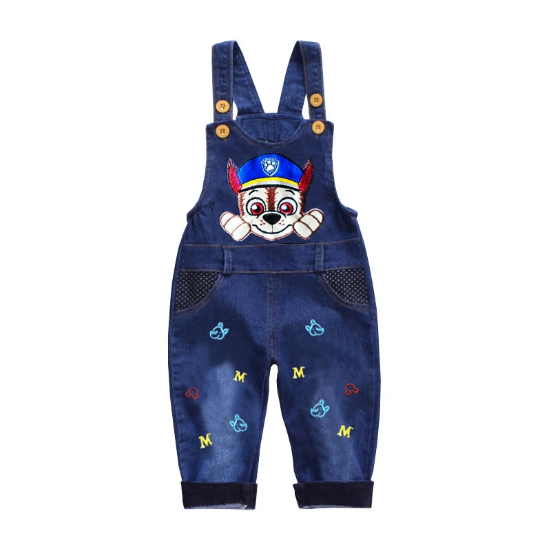 Baby PAW Patrol Denim Overalls – Cute & Stylish Bib Pants for Toddlers!