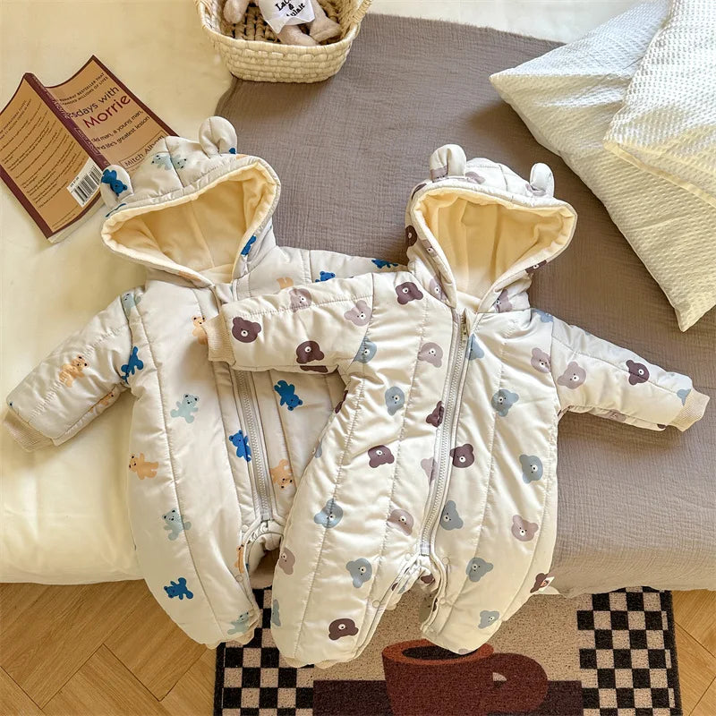Soft Cotton Warm Winter Romper