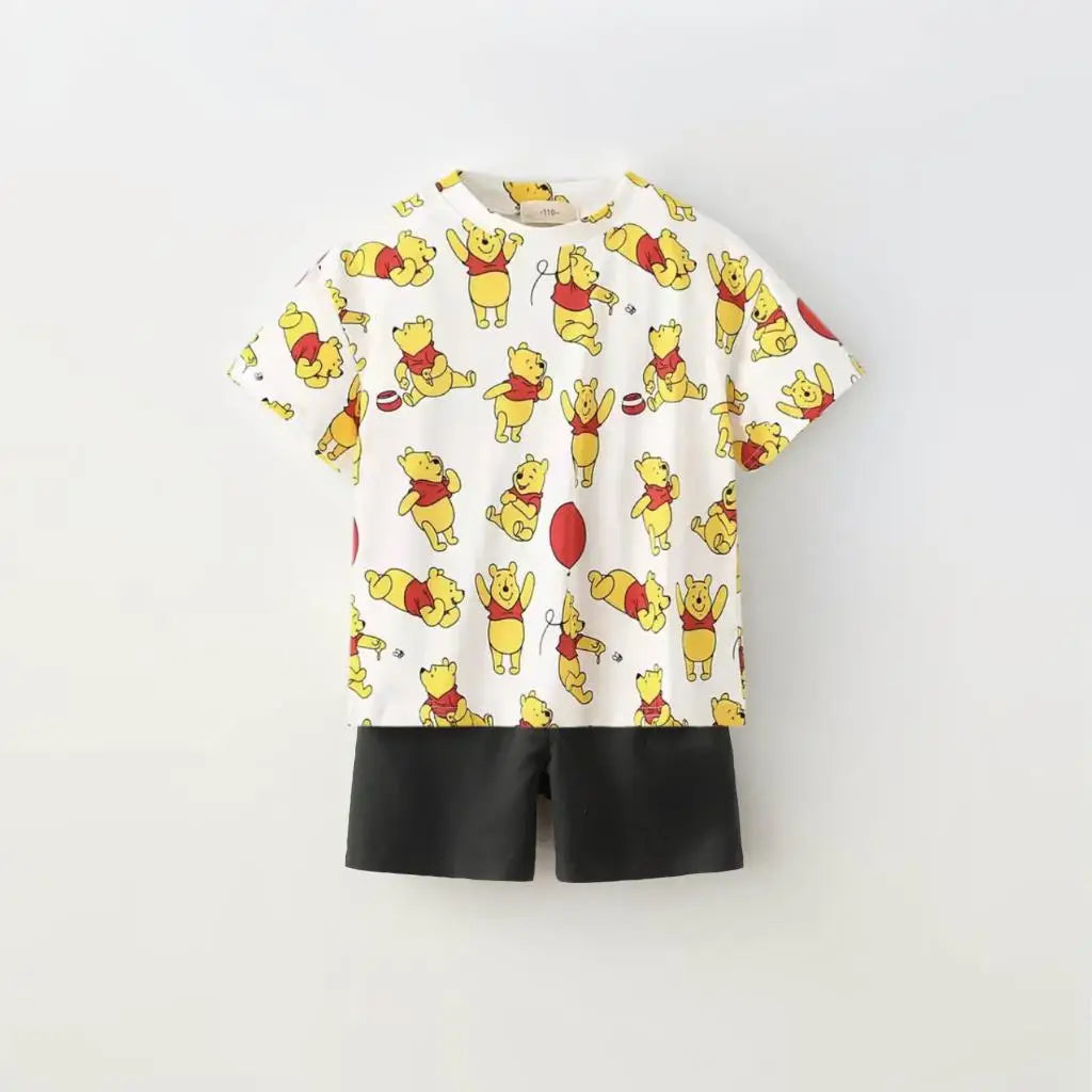 Winnie The Pooh Pure Cotton T-Shirt and Shorts Set