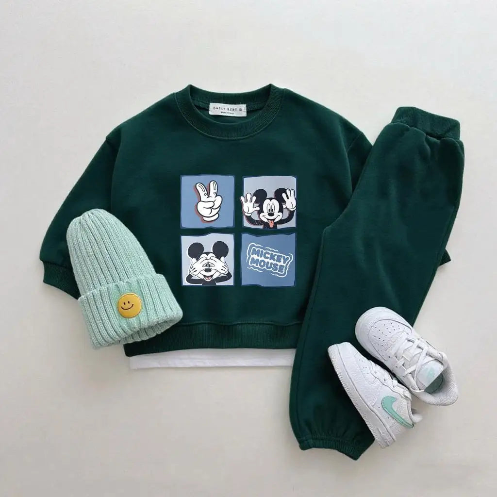 Disney Sweatshirt & Pants Set - 100% Cotton