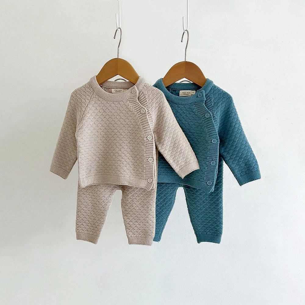 Soft Knit Cotton Sweater & Matching Pants