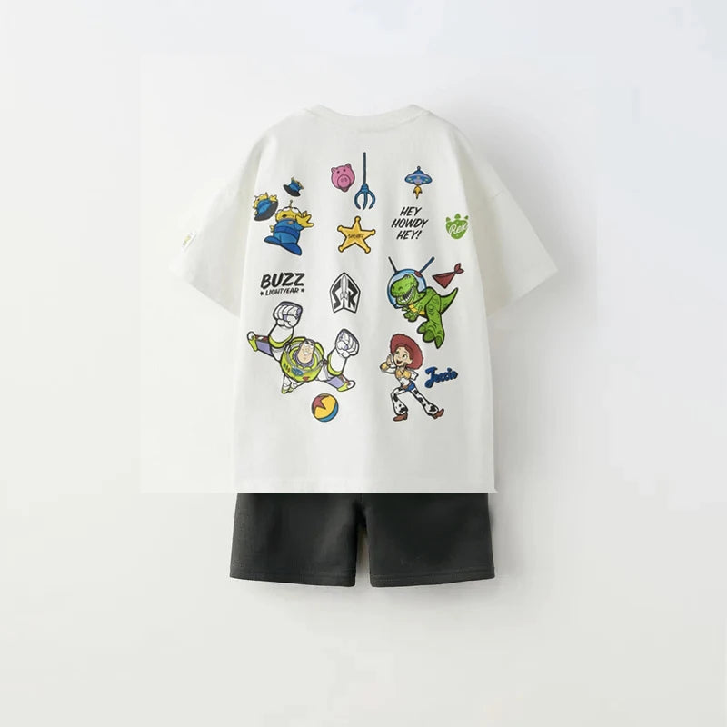 Disney 100% Cotton T-Shirt and Shorts Set