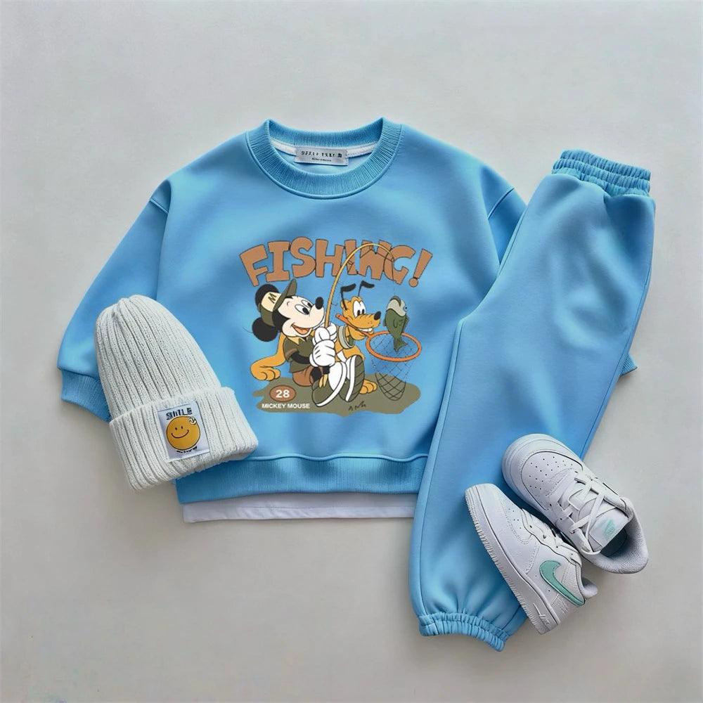 Sweatshirt & Pants Set - 100% Cotton