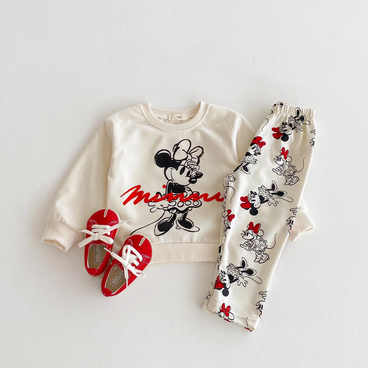 Disney Sweatshirt & Pants Set - 100% Cotton