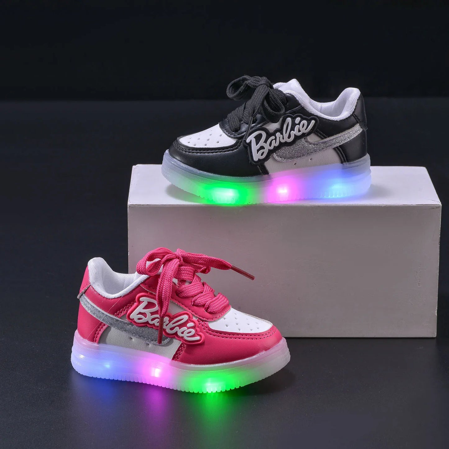Light-Up LED Barbie Sneakers