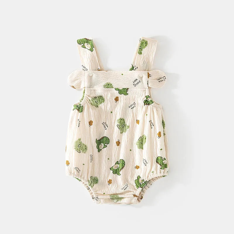 Summer Bodysuit With Charming Floral Print