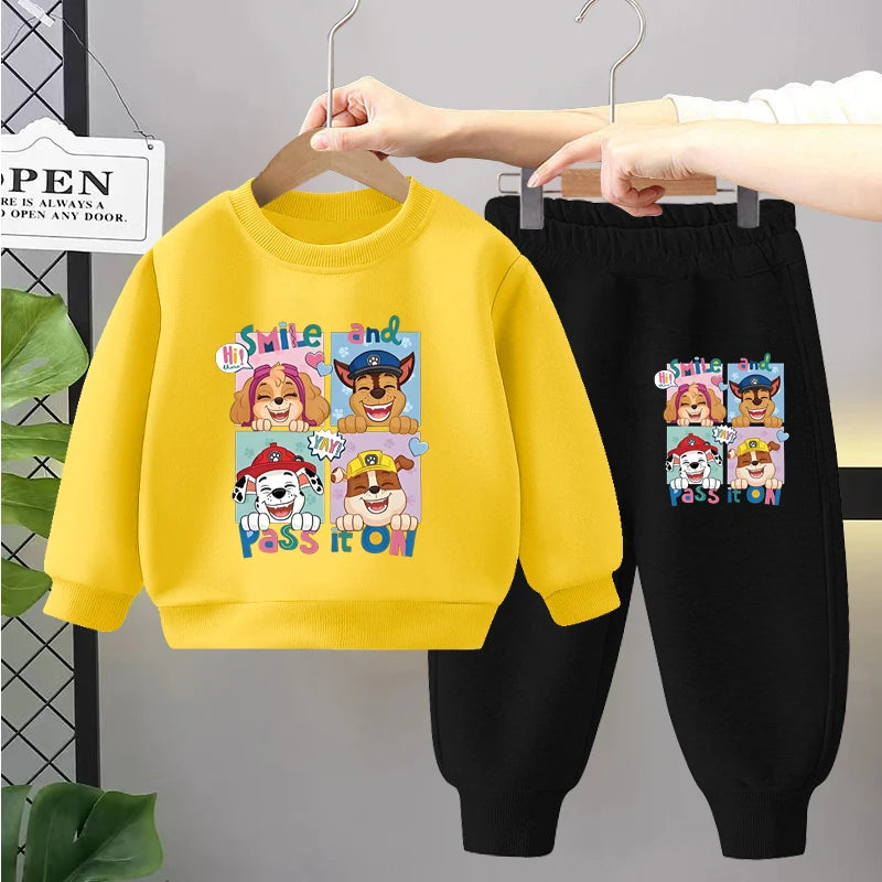 Sweatshirt & Pants Set - 100% Cotton