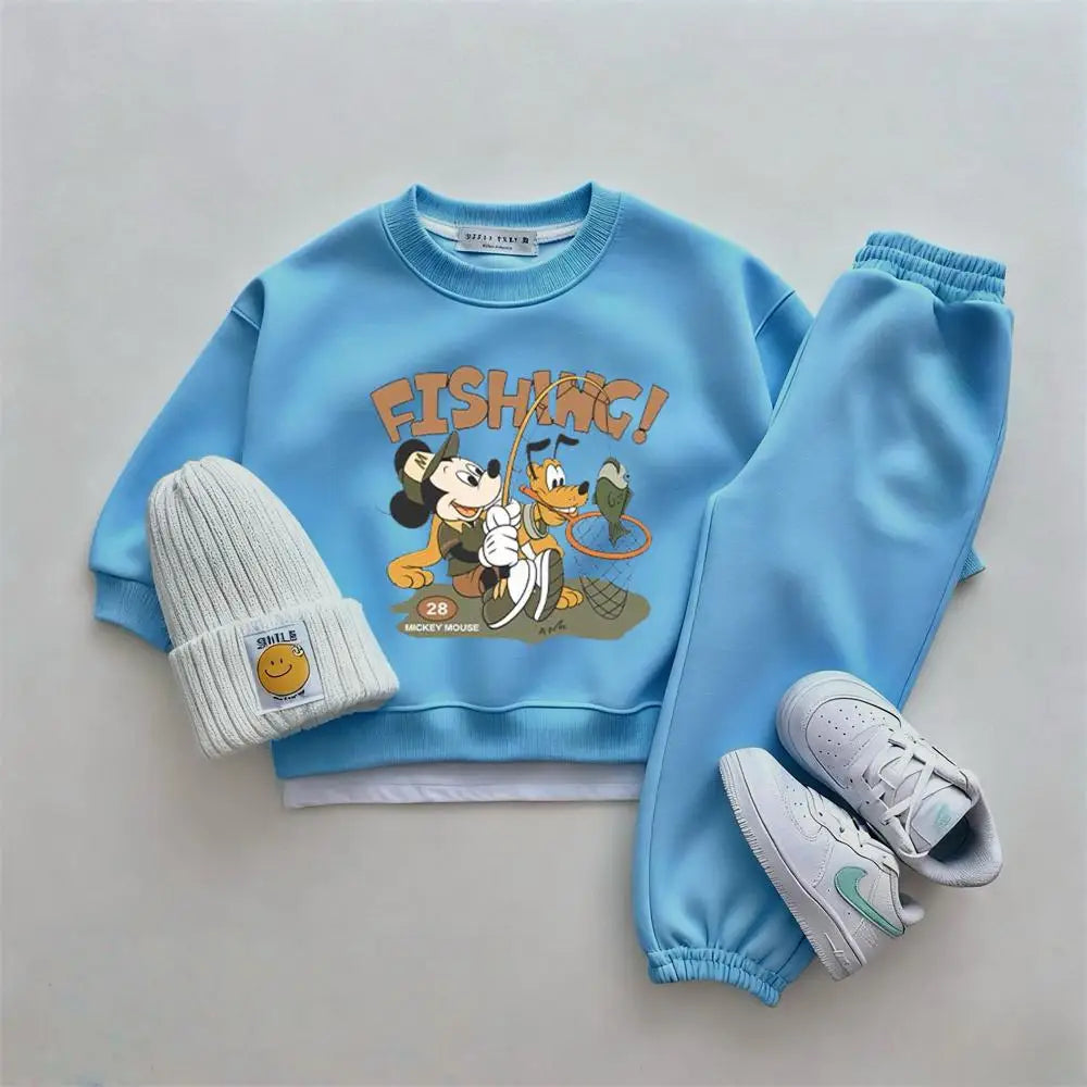 Sweatshirt & Pants Set - 100% Cotton
