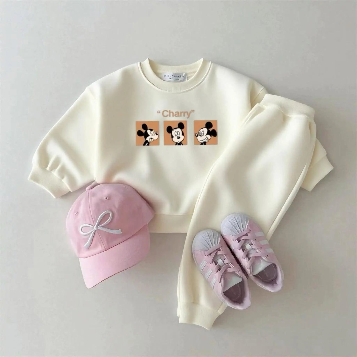 Disney Sweatshirt & Pants Set - 100% Cotton