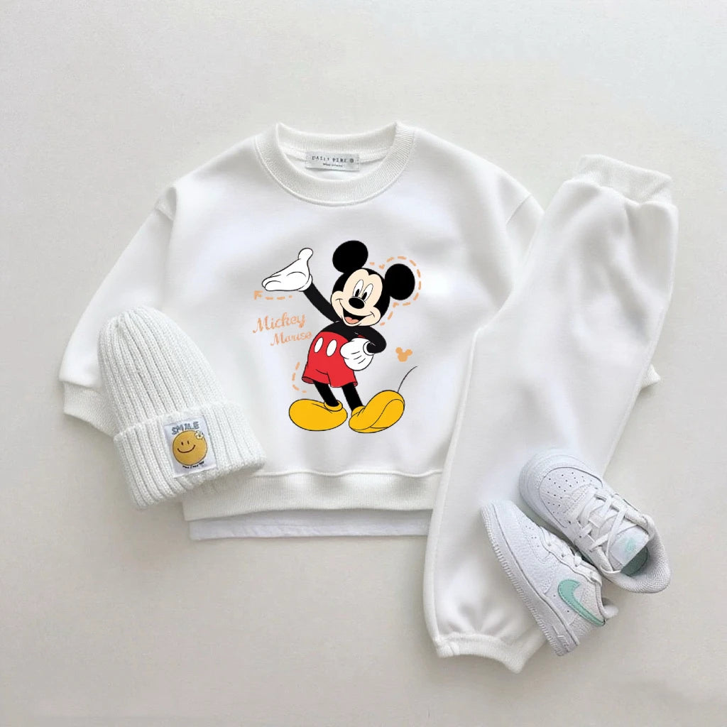 Disney Sweatshirt & Pants Set - 100% Cotton