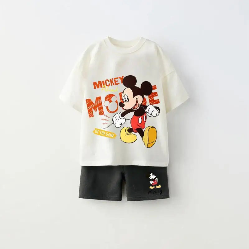 Mickey Mouse Premium Cotton T-Shirt & Shorts Set