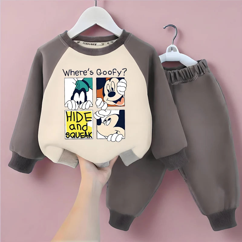 Sweatshirt & Pants Set - 100% Cotton