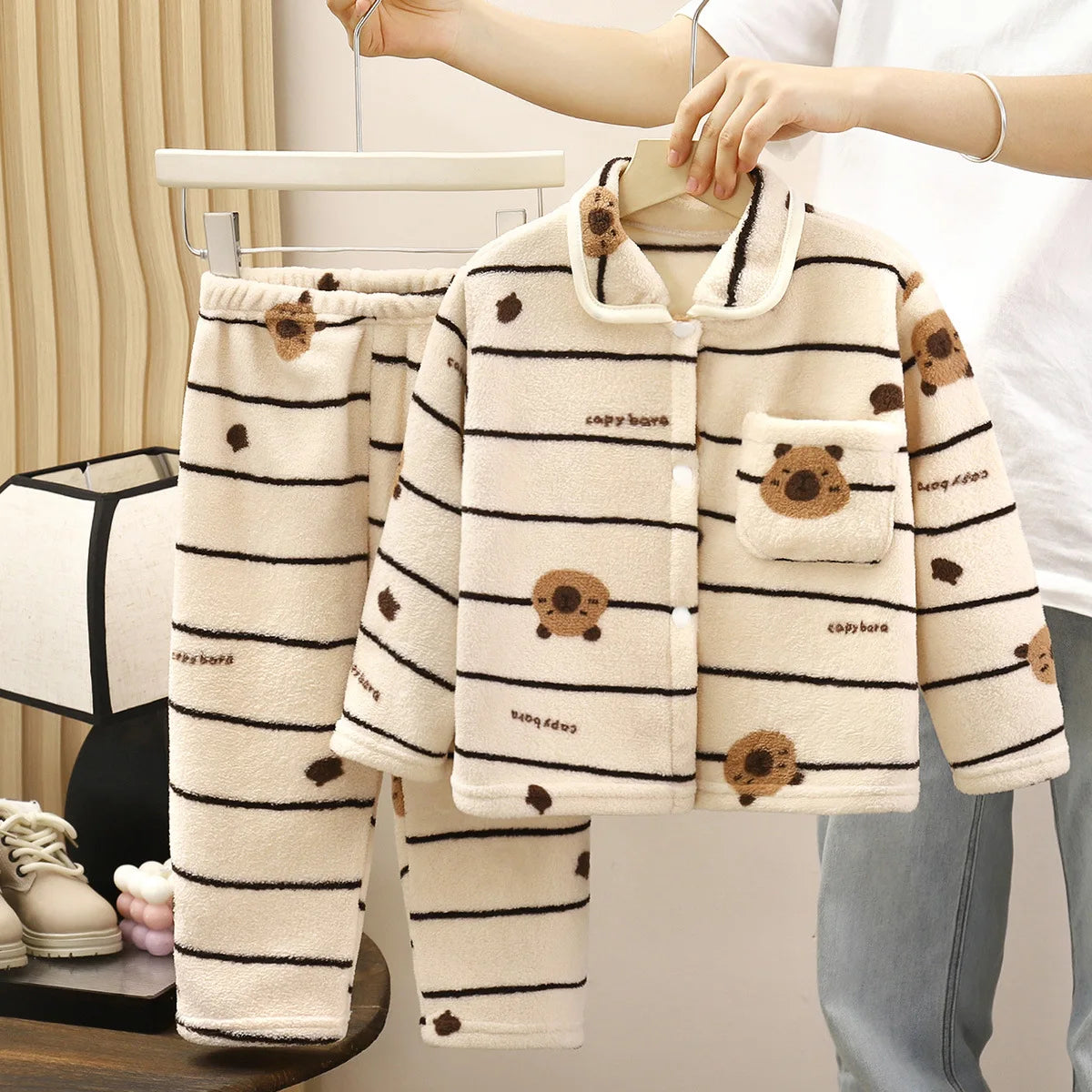 Comfortable Warm Sleepwear Set