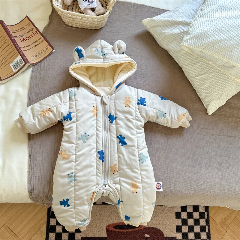 Soft Cotton Warm Winter Romper