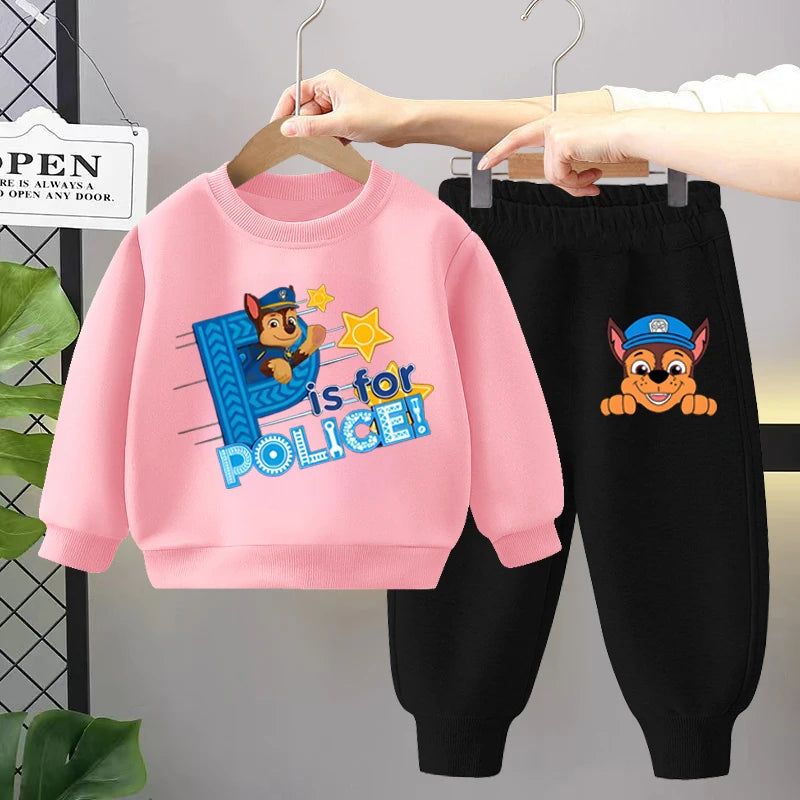 Chase's On The Case Sweatshirt & Pants Set - 100% Cotton