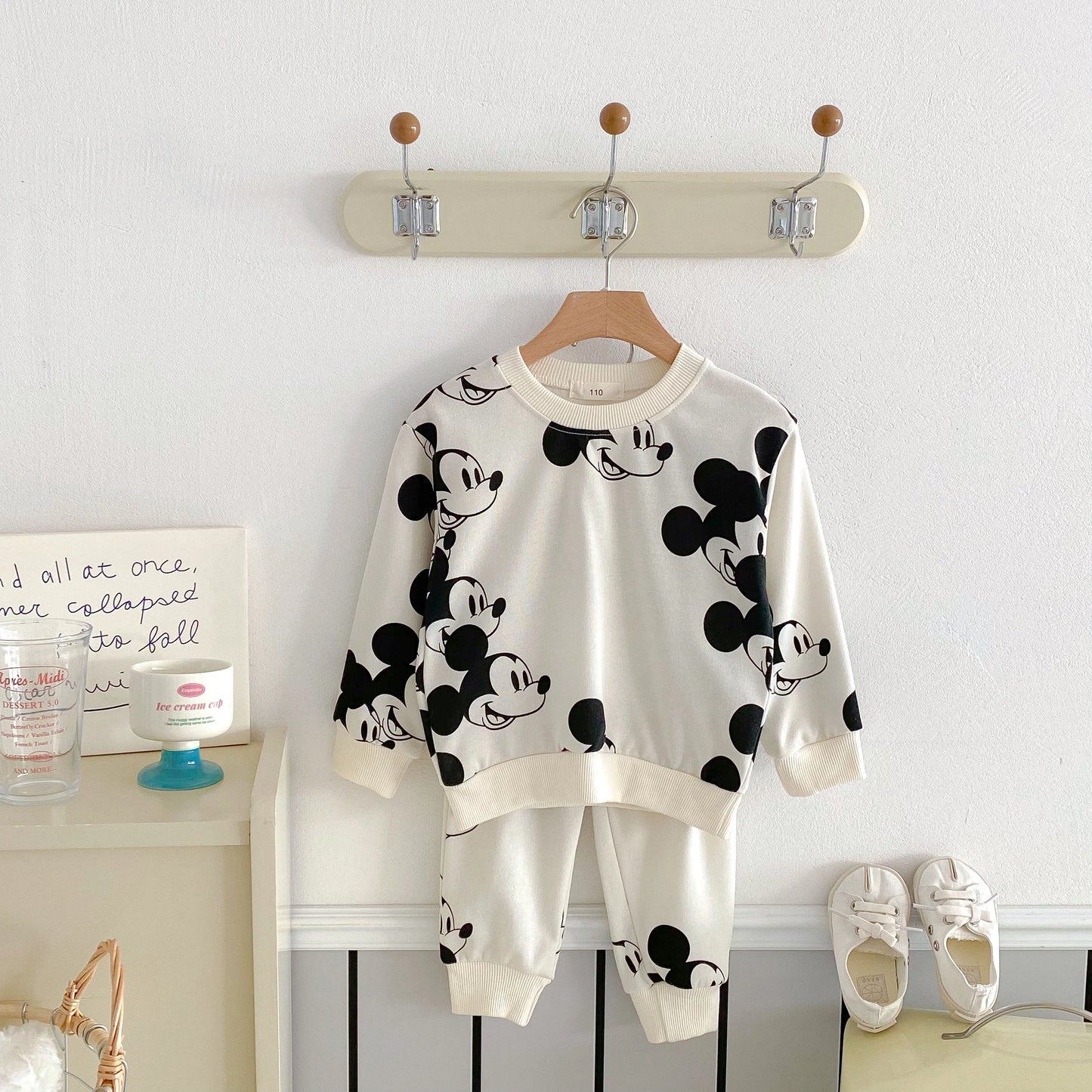 Disney Sweatshirt & Pants Set - 100% Cotton