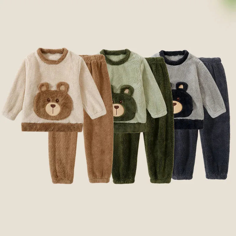 Bear Warm & Comfortable Winter Pajamas