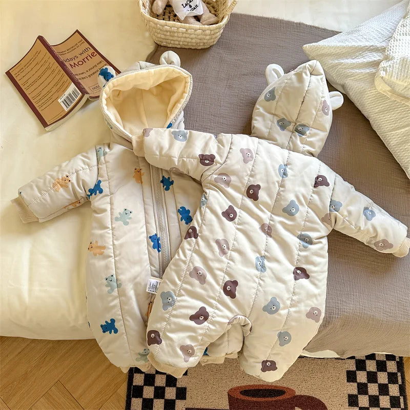 Soft Cotton Warm Winter Romper
