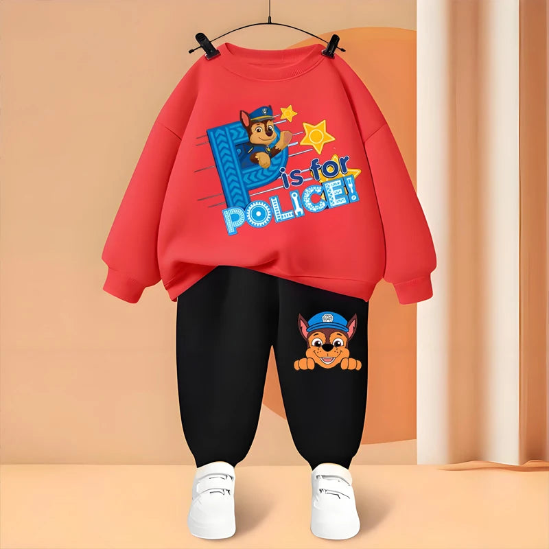 Chase's On The Case Sweatshirt & Pants Set - 100% Cotton