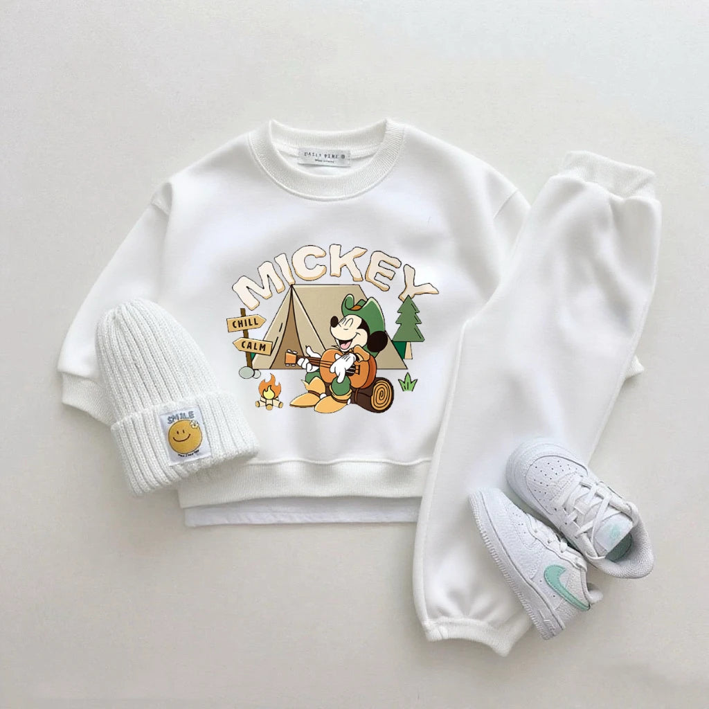 Disney Sweatshirt & Pants Set - 100% Cotton