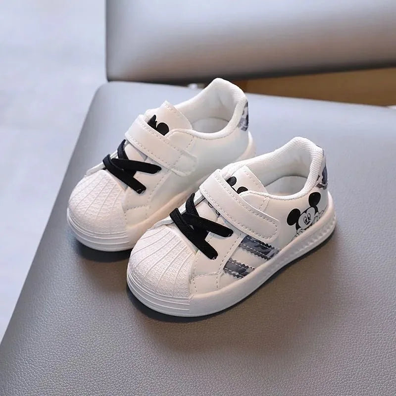 White Disney Mickey Mouse Sneakers