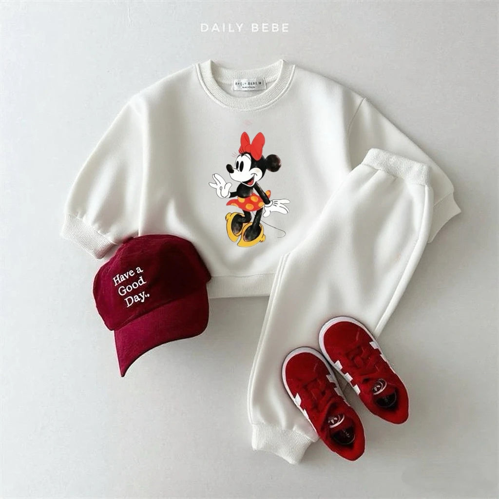 Disney Sweatshirt & Pants Set - 100% Cotton