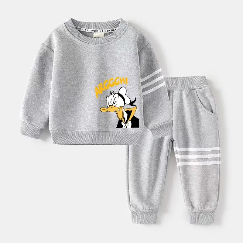 Donald Duck Sweatshirt & Pants Set - 100% Cotton