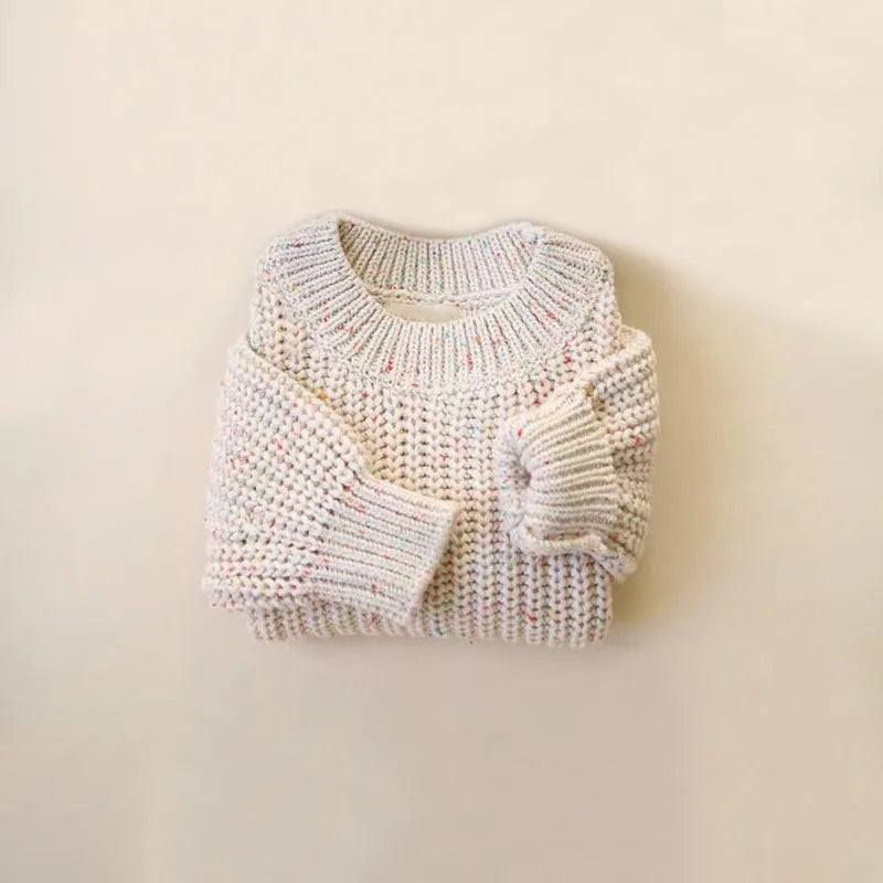 100% Cotton Chunky Knit Baby Sweater