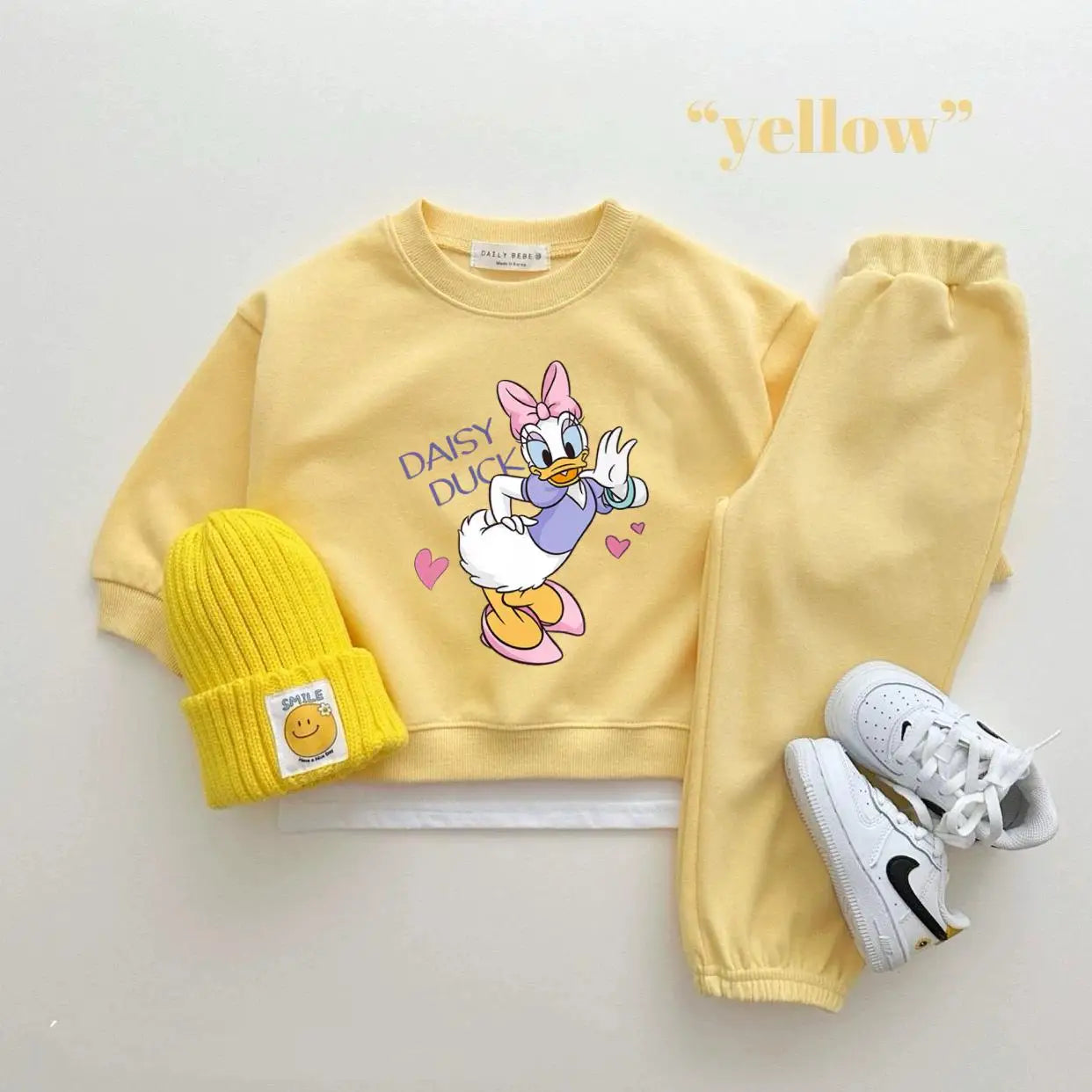 Disney Sweatshirt & Pants Set - 100% Cotton