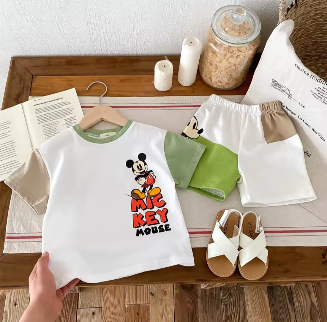 New Mickey Mouse T-Shirt & Shorts