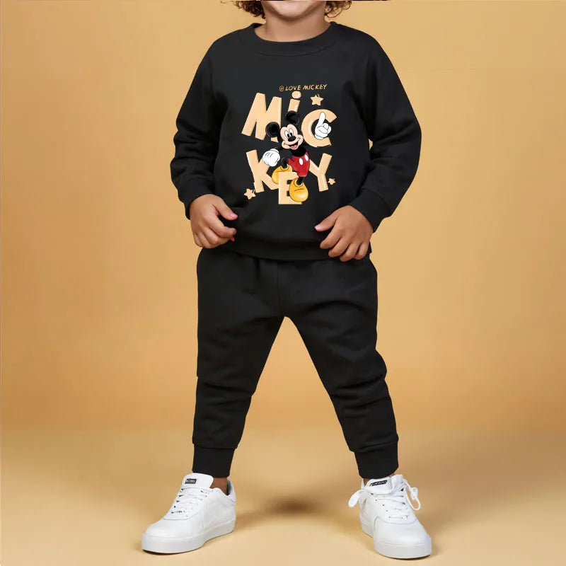 Mickey & Minnie Mouse Sweatshirt & Sweatpant Set