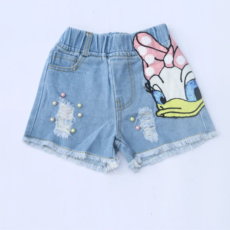 Daisy Duck Girls' Summer Outfit – Sparkling & Stylish!