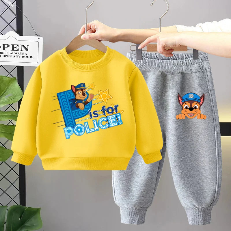 Chase's On The Case Sweatshirt & Pants Set - 100% Cotton