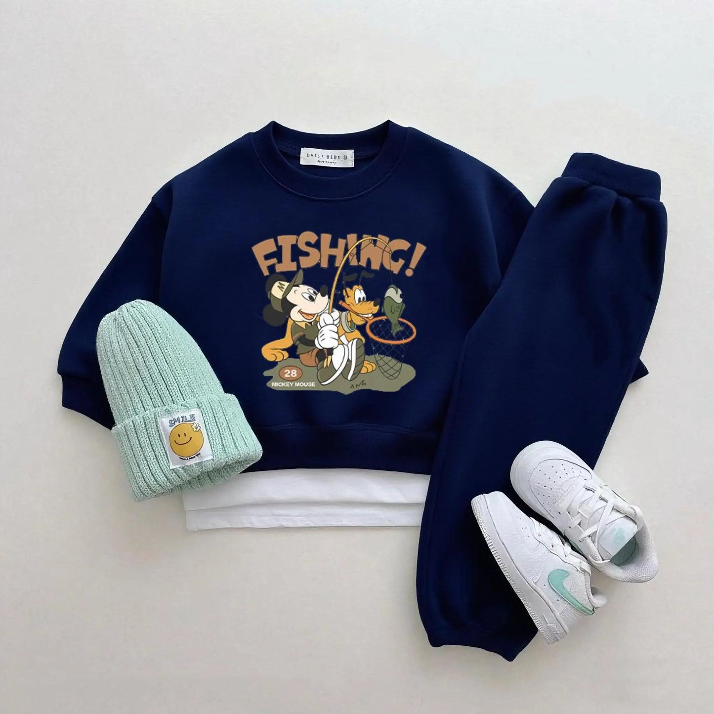 Disney Sweatshirt & Pants Set - 100% Cotton