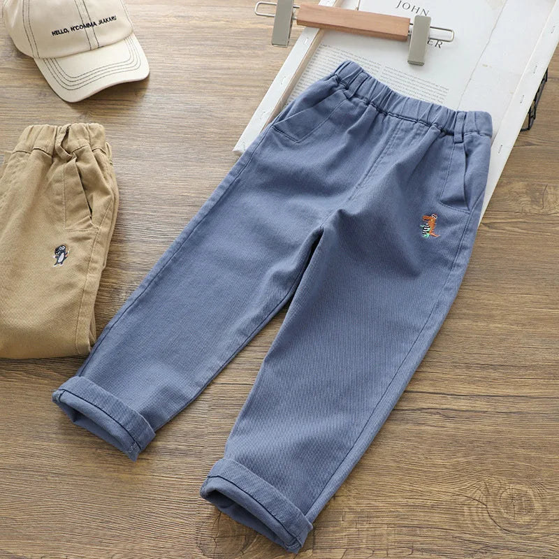 Casual Elastic Boy Pants