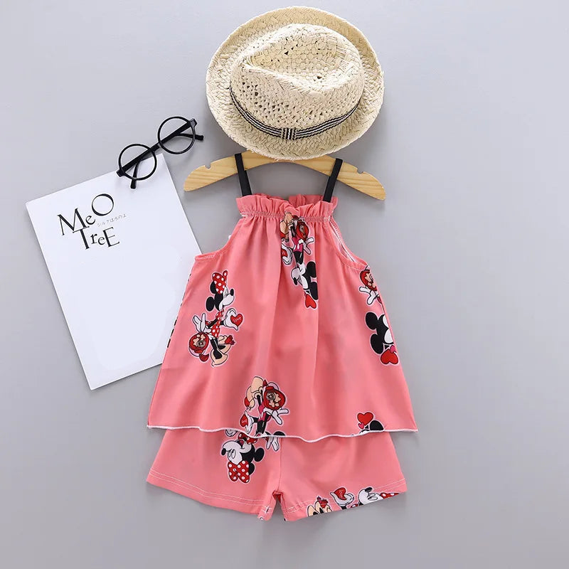 Girl's Summer Set – Top & Shorts