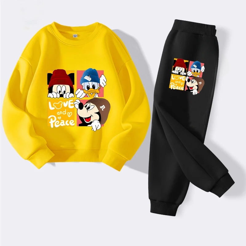 Sweatshirt & Pants Set - 100% Cotton