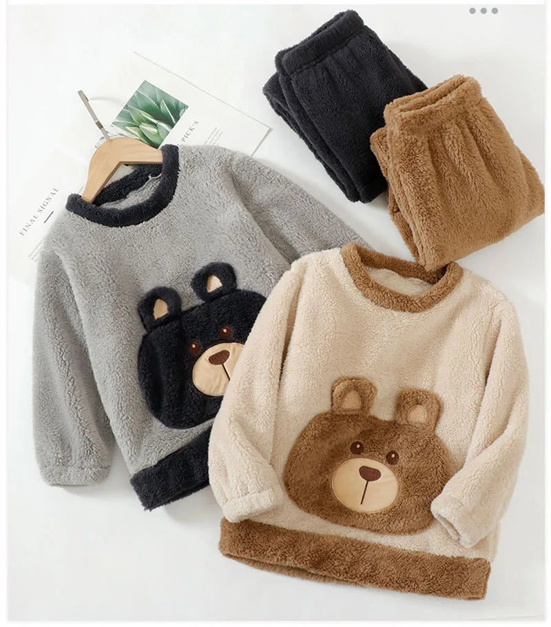 Bear Warm & Comfortable Winter Pajamas