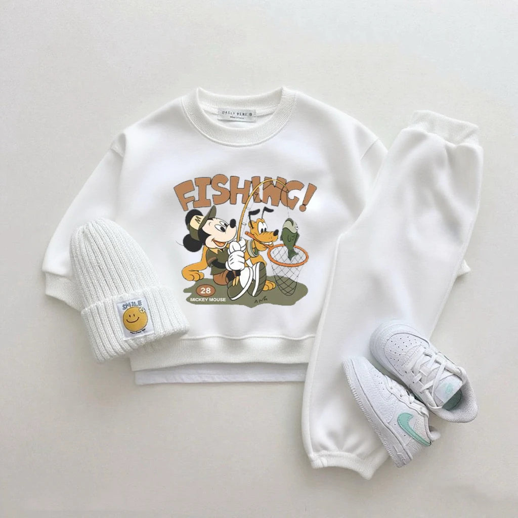 Disney Sweatshirt & Pants Set - 100% Cotton