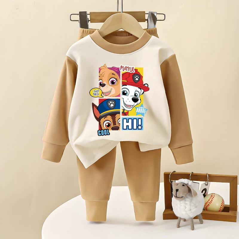 Sweatshirt & Pants Set - 100% Cotton