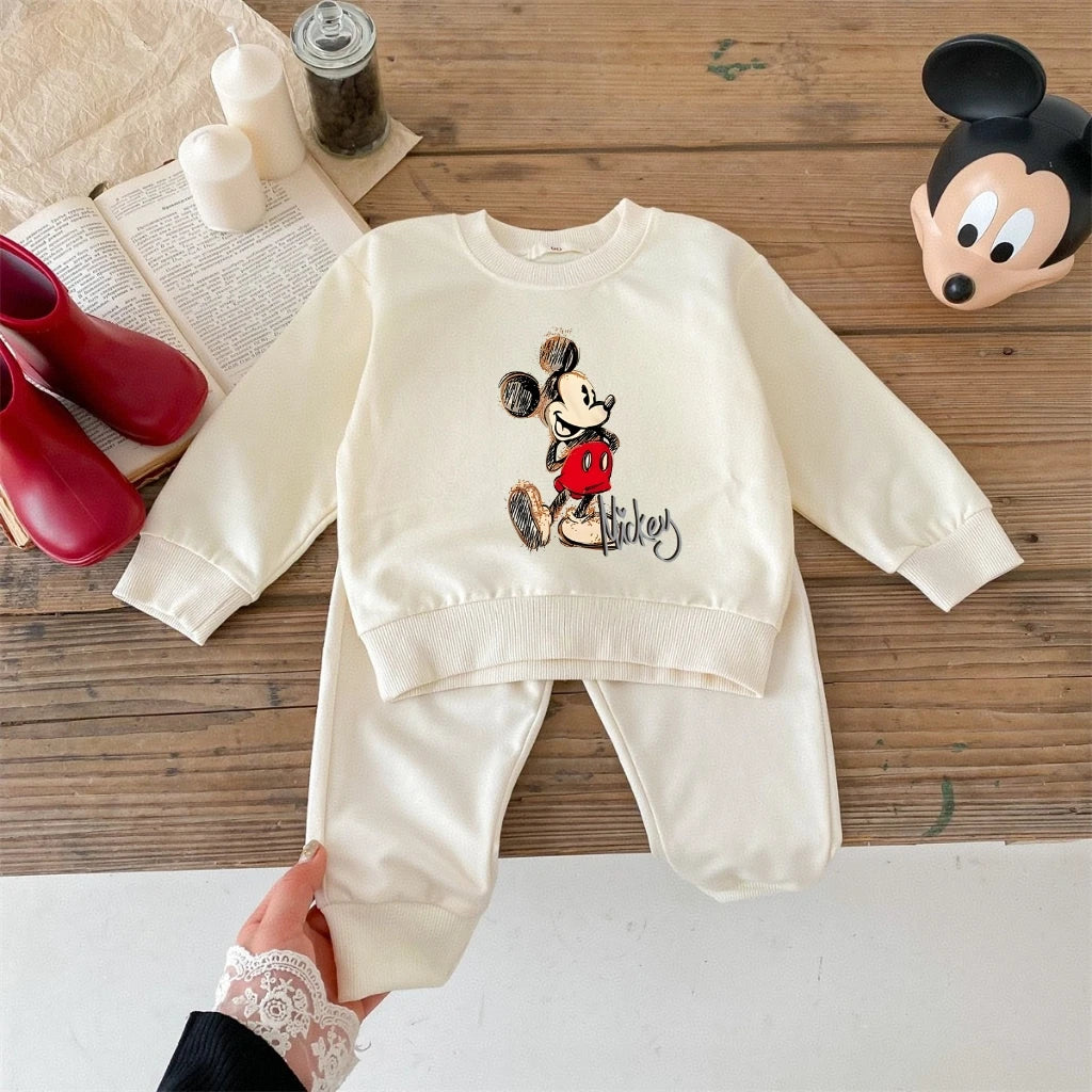 Disney Sweatshirt & Pants Set - 100% Cotton
