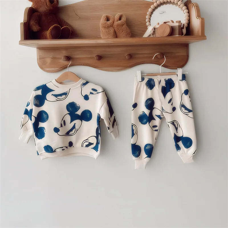 Mickey Mouse Sweatshirt + Pant Set