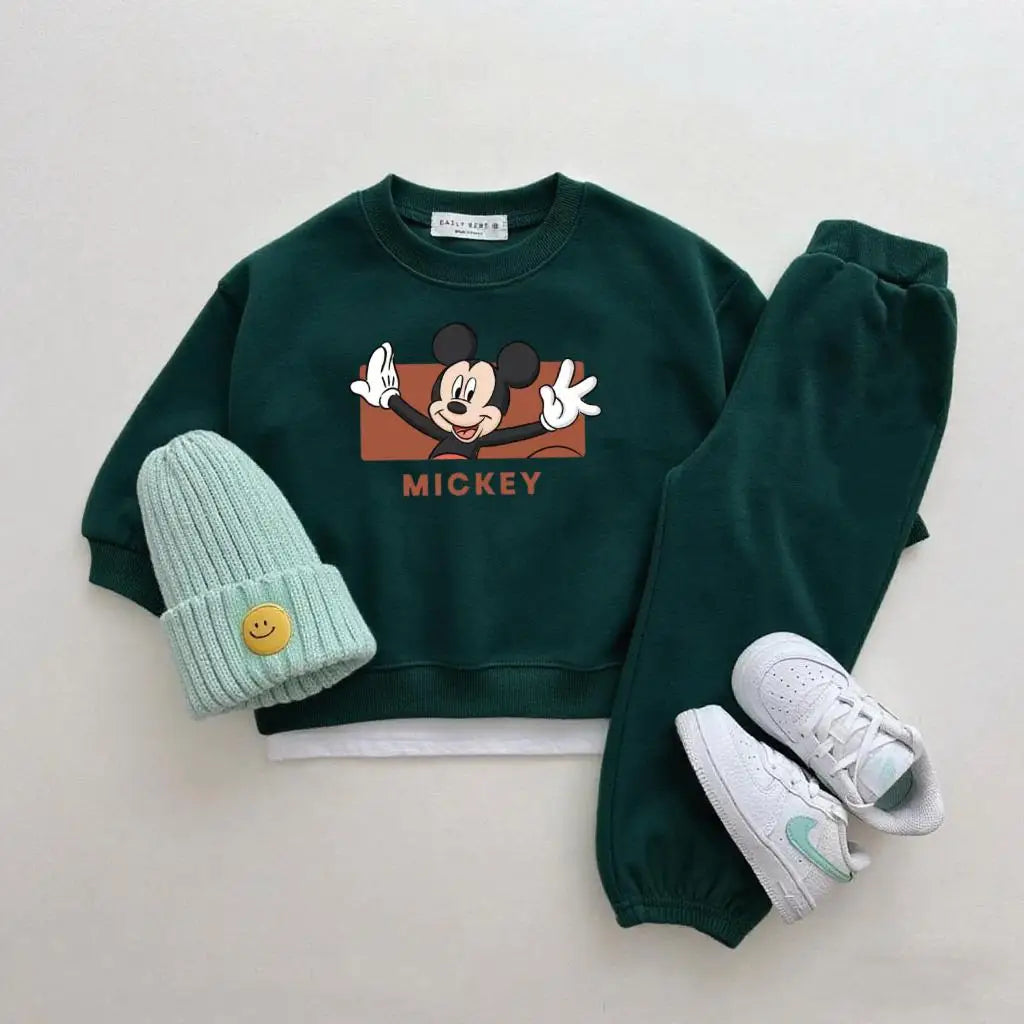 Disney Sweatshirt & Pants Set - 100% Cotton