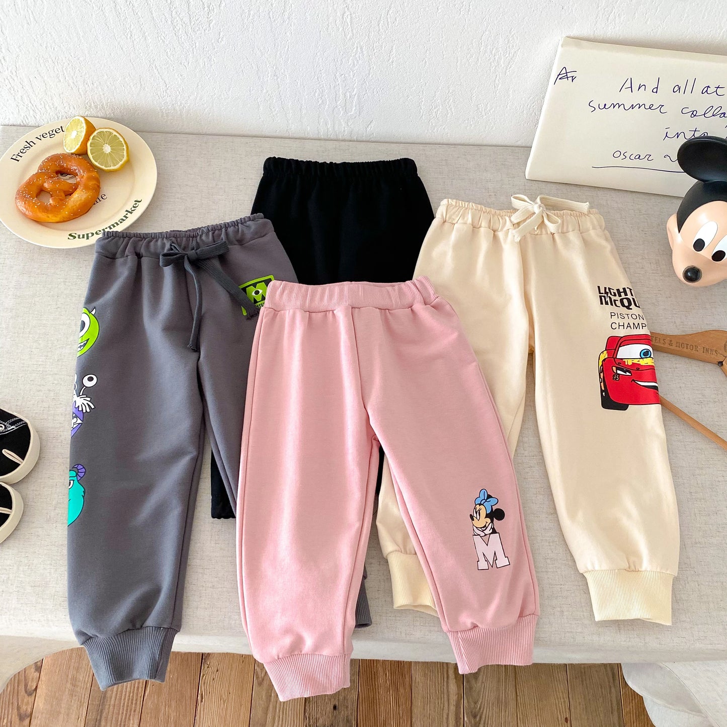 Pink Minnie Mouse Cotton Set