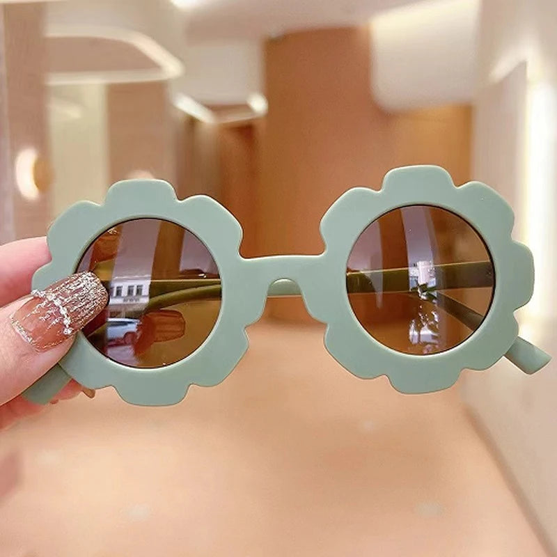 Kids' Colorful Sunflower Sunglasses – UV400