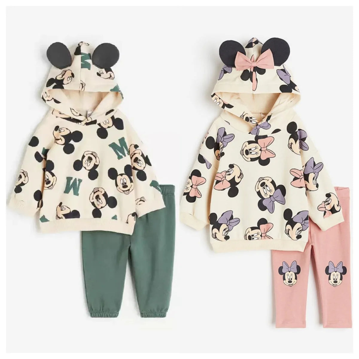 100% Cotton Mickey & Minnie Mouse Set 🐭