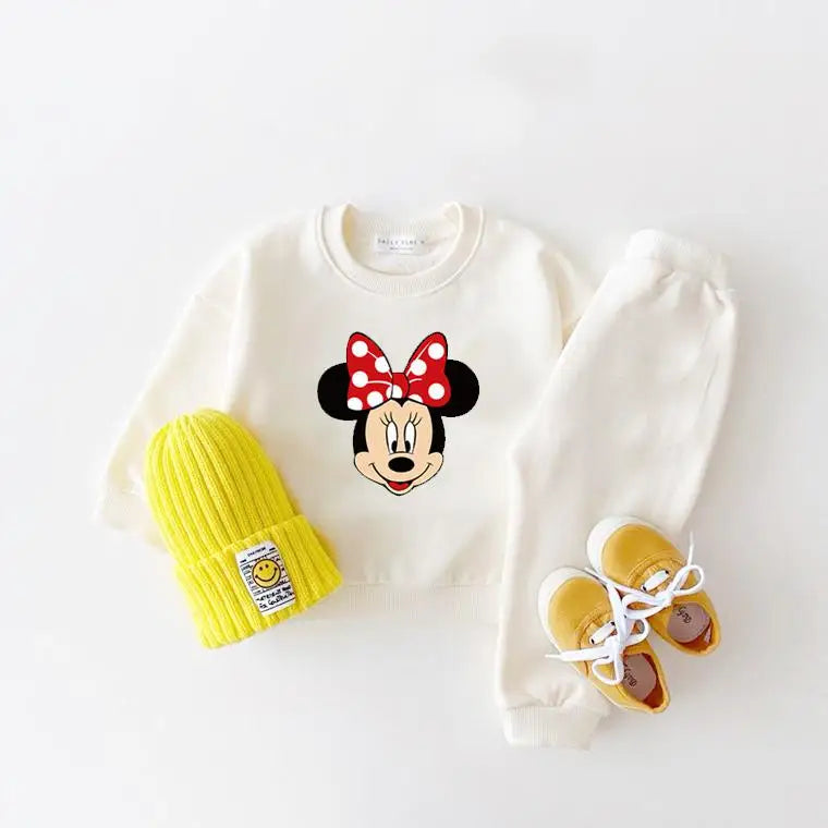 Disney Sweatshirt & Pants Set - 100% Cotton