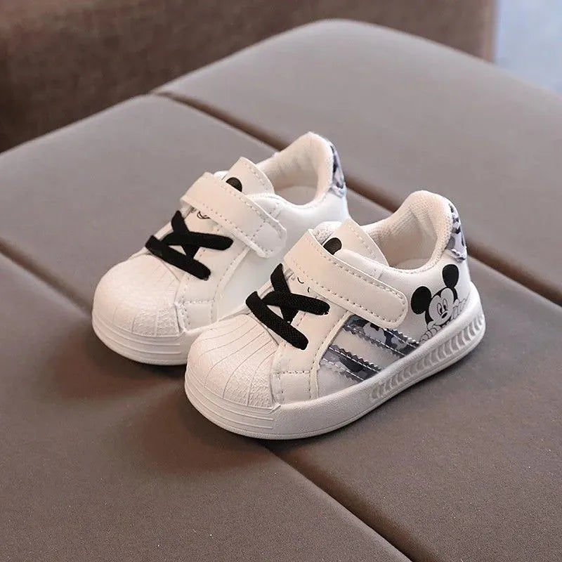 White Disney Mickey Mouse Sneakers